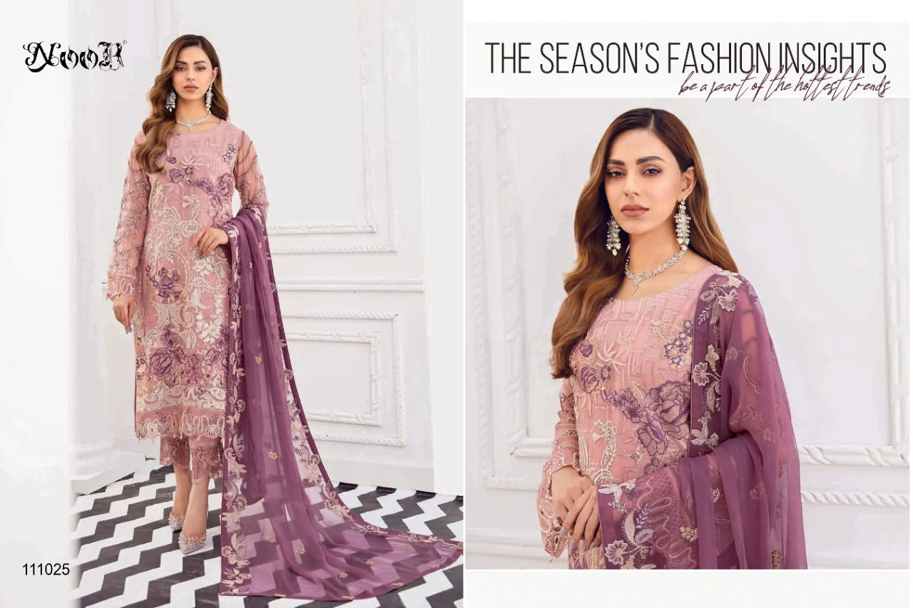 Noor Ramsha 6 Fancy Festive Wear Georgette Pakistani Salwar Kameez Collection